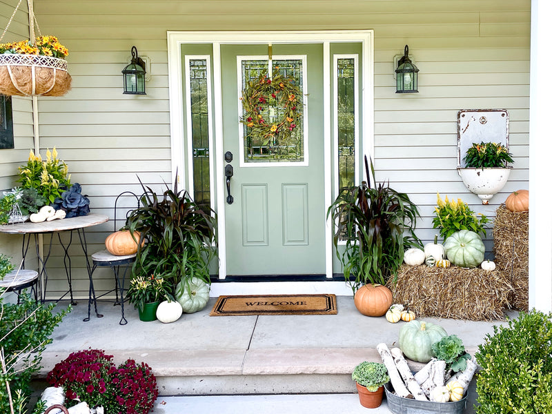 Fall Front Porch Makeover