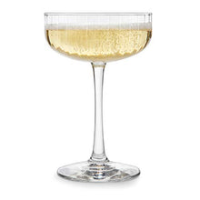 Load image into Gallery viewer, Paneled Coupe Cocktail Glasses