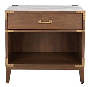 Wooden Nightstand Accent Table