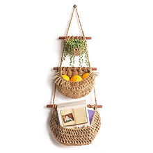 Load image into Gallery viewer, Hanging Woven Basket