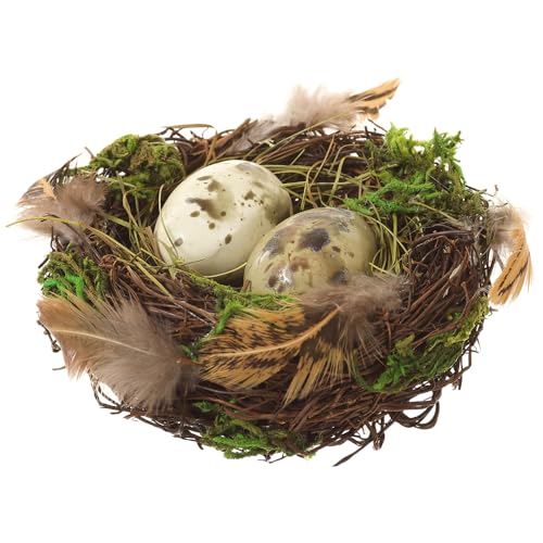 Decorative Mossy Faux Bird's Nest