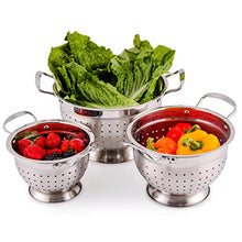 Load image into Gallery viewer, Stainless Steel Deep Colander Set