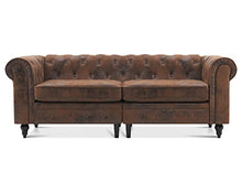 Load image into Gallery viewer, Small Office Chesterfield Sofa