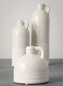 White Small Ceramic Jug Set