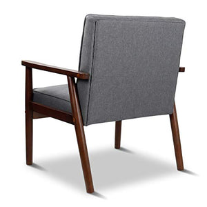 Mid-Century Modern Tufted Accent Chair