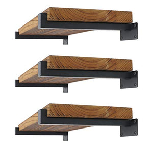 Floating Shelves with Brackets