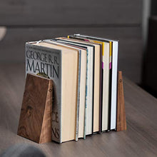 Load image into Gallery viewer, Wooden Book Ends
