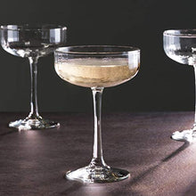 Load image into Gallery viewer, Paneled Coupe Cocktail Glasses