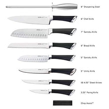 Load image into Gallery viewer, 17 Piece Kitchen Knife Set