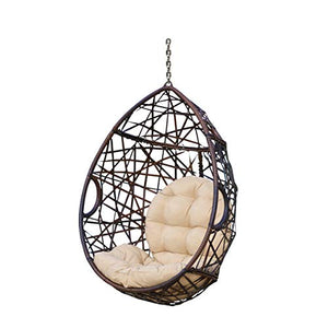 Indoor/Outdoor Wicker Tear Drop Hanging Chair