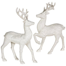 Load image into Gallery viewer, Glitter Reindeer Christmas Decor