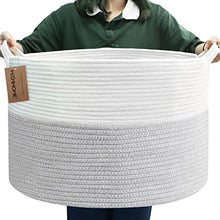 Load image into Gallery viewer, Large Cotton Rope Basket