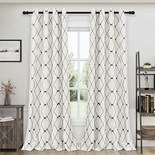 Load image into Gallery viewer, Cream Linen Textured Curtains