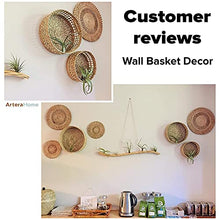 Load image into Gallery viewer, Round Handwoven 3 Piece Wicker Baskets