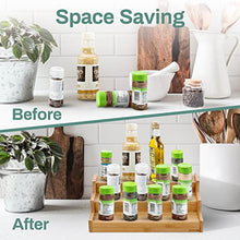 Load image into Gallery viewer, Bamboo Expandable Spice Rack Organizer