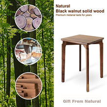 Load image into Gallery viewer, Black Walnut Wooden Stool or Side Table