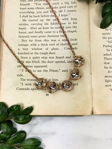 Silver Collar Necklace - Crystal Statement Jewelry - Touchstone Crystal by Swarovski