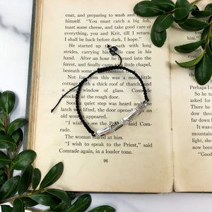 Black Cord Bracelet - Silver Crystal Jewelry - Gift for Special Person