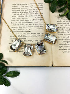 Large Crystal Statement Necklace -